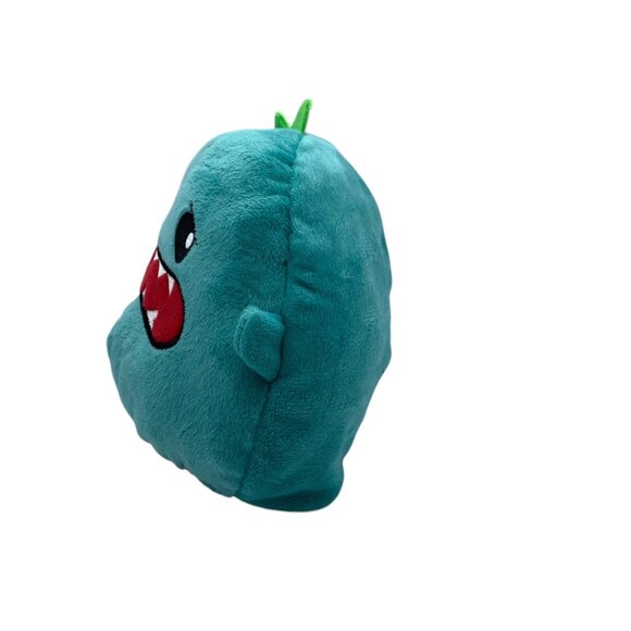 Reversible Dinosaur Plush Toy  6" Soft Fabric Mood Expressions Stuffed Plushie - Picture 6 of 14